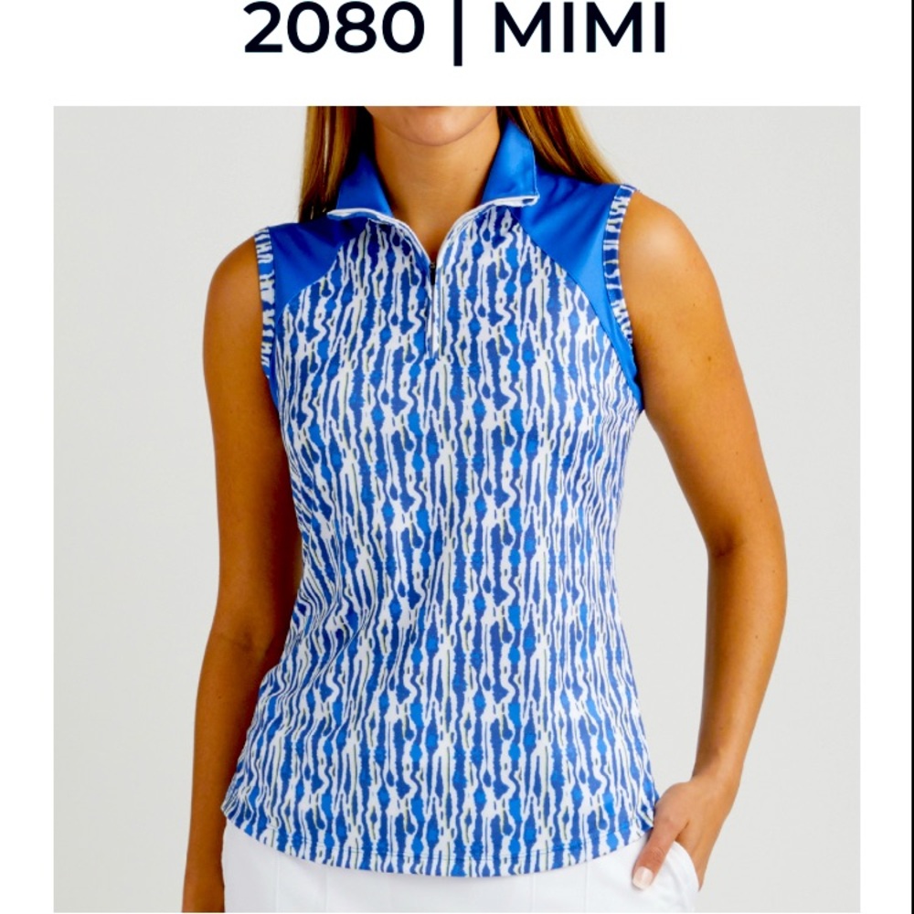 NWT Bermuda Sands ladies sleeveless golf top.